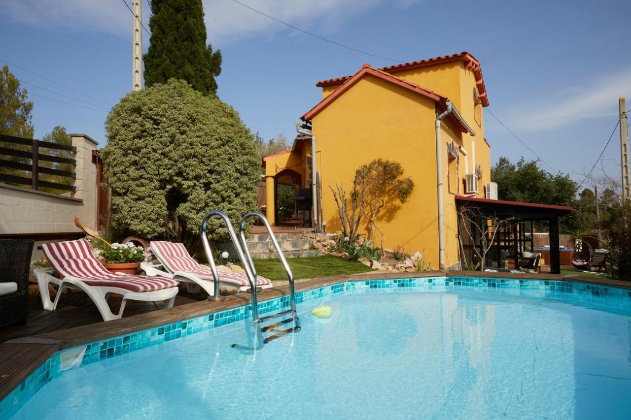Amazing Vila Close To Sitges, Jacuzzi, Swimming Pool & Exellent Views Olivella 外观 照片
